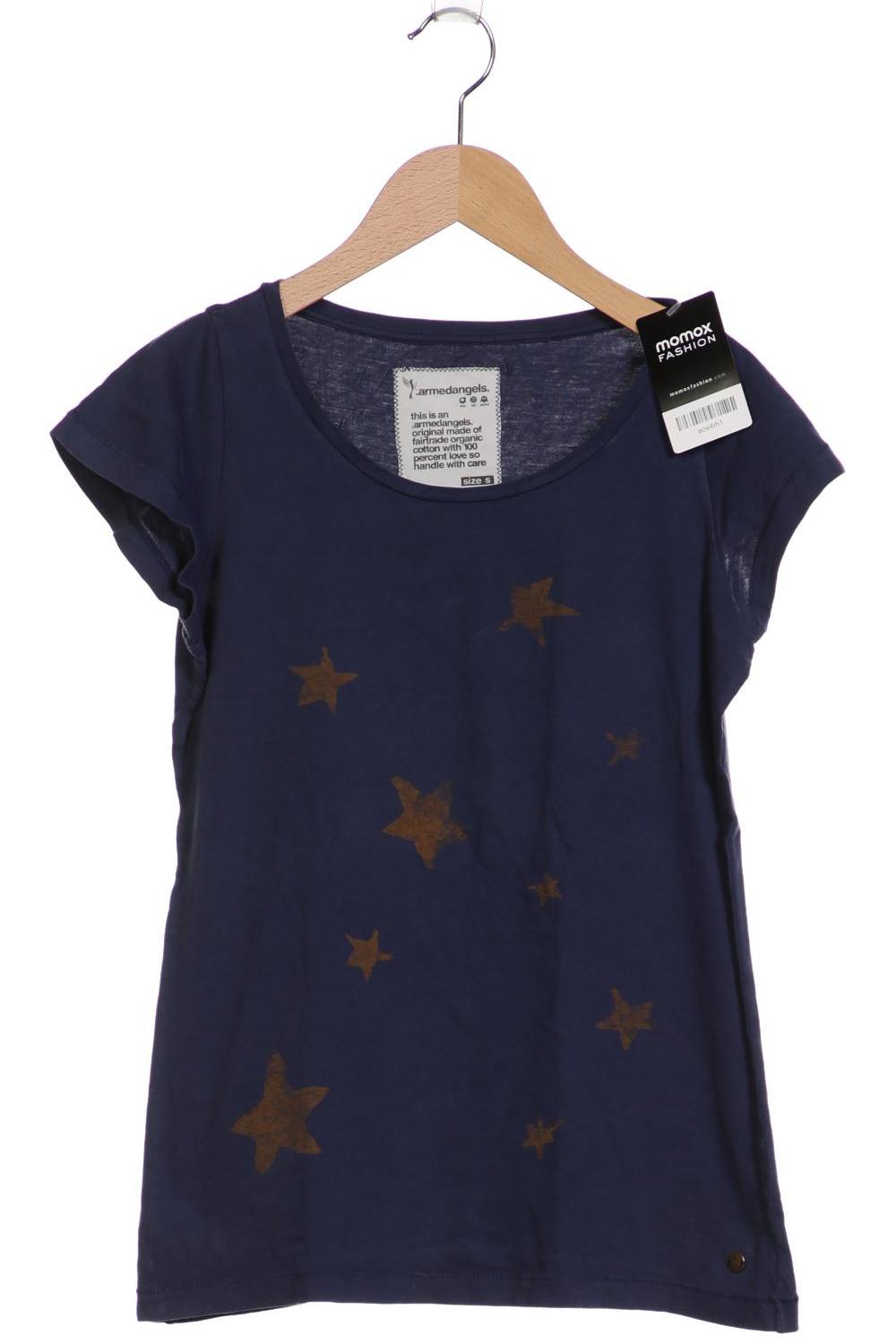 

Armedangels Damen T-Shirt, marineblau, Gr. 36