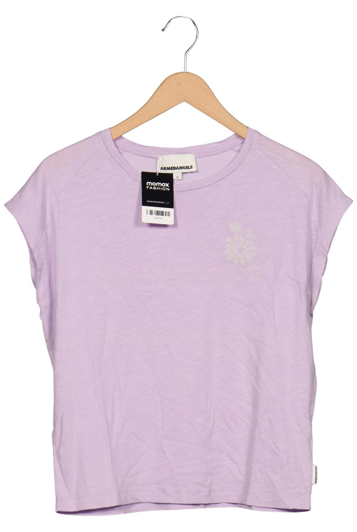 

Armedangels Damen T-Shirt, flieder, Gr. 34