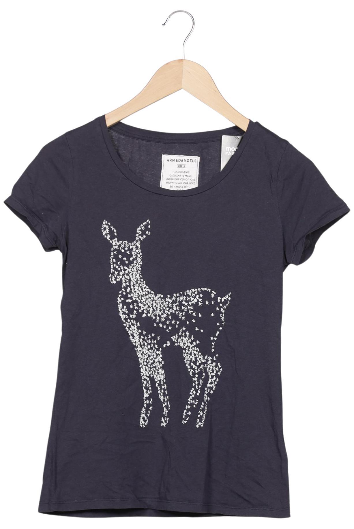 

Armedangels Damen T-Shirt, marineblau, Gr. 36