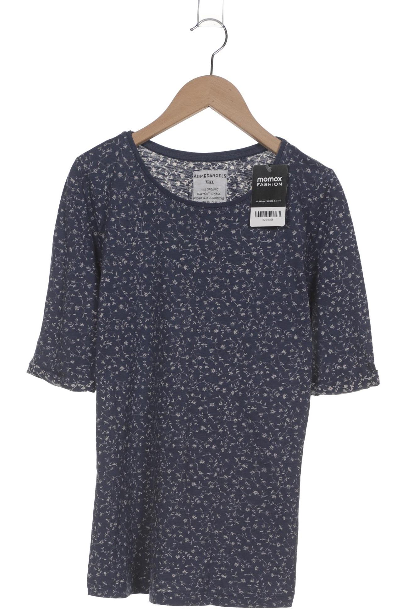 

Armedangels Damen T-Shirt, marineblau, Gr. 36