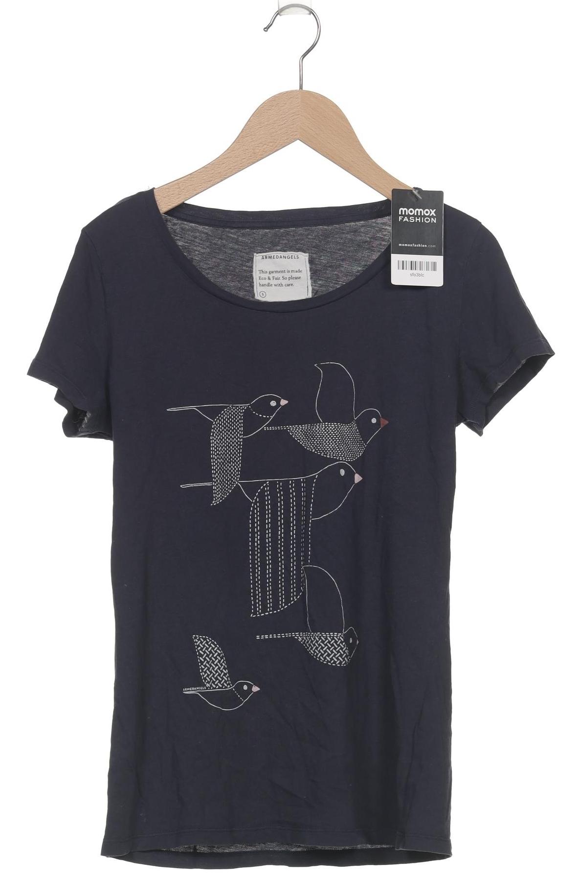 

Armedangels Damen T-Shirt, marineblau, Gr. 36