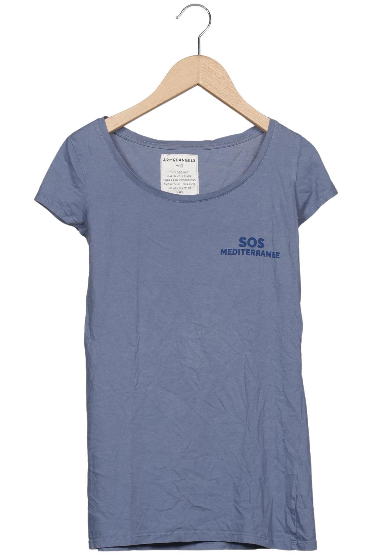 

Armedangels Damen T-Shirt, blau, Gr. 36