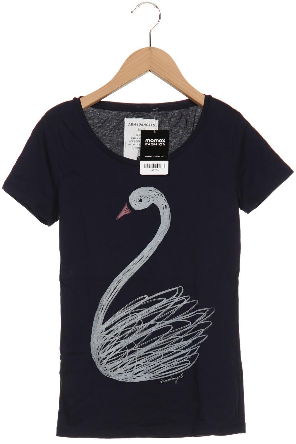 

Armedangels Damen T-Shirt, marineblau, Gr. 34