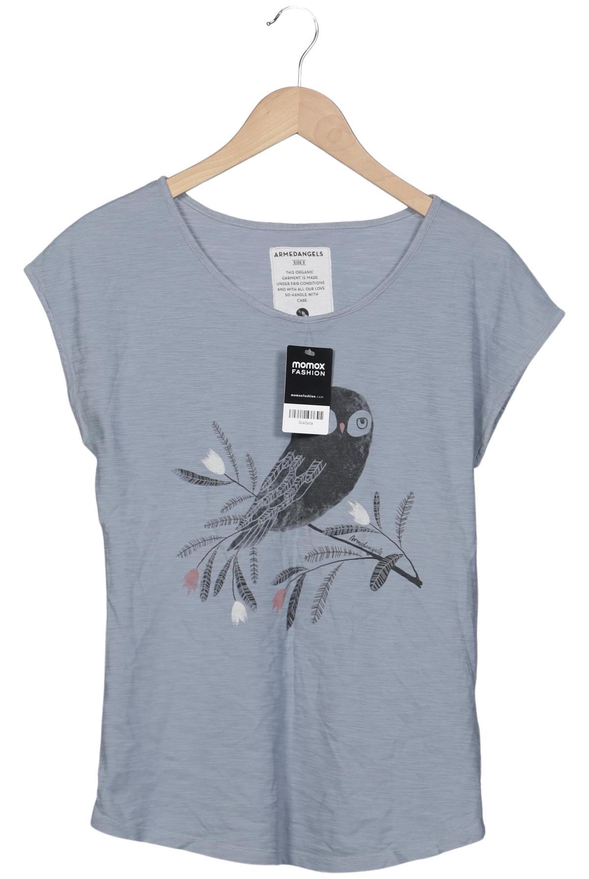 

Armedangels Damen T-Shirt, hellblau, Gr. 36