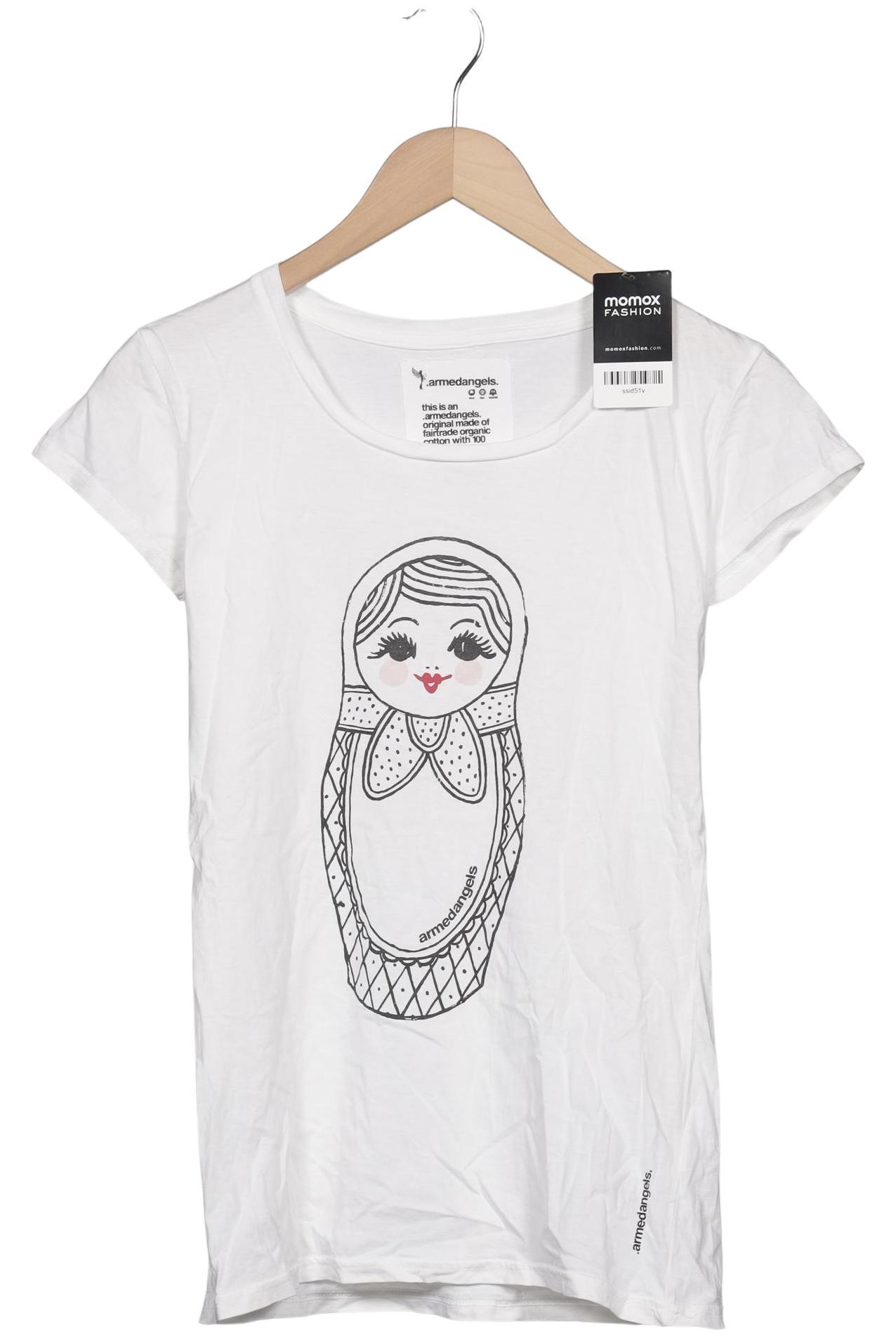 

Armedangels Damen T-Shirt, weiß, Gr. 38