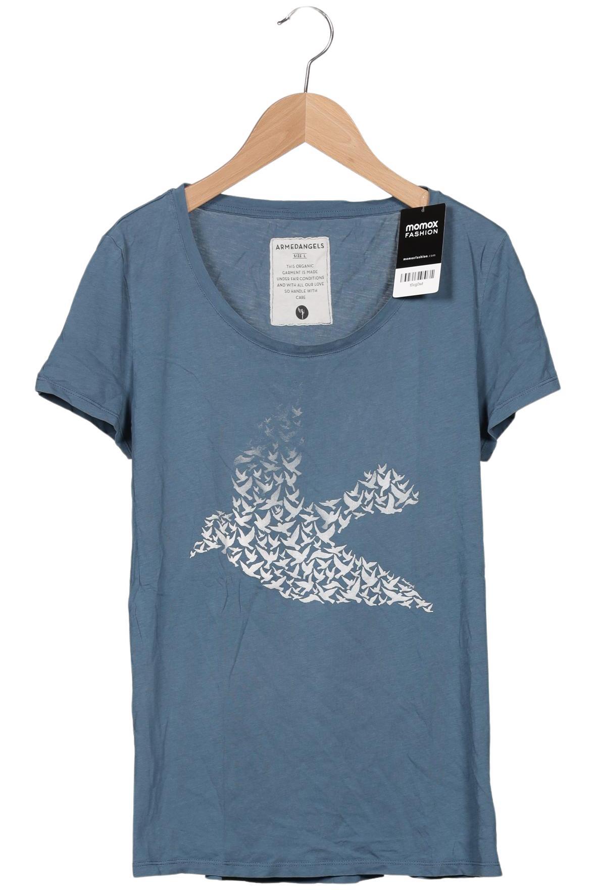 

Armedangels Damen T-Shirt, blau, Gr. 42
