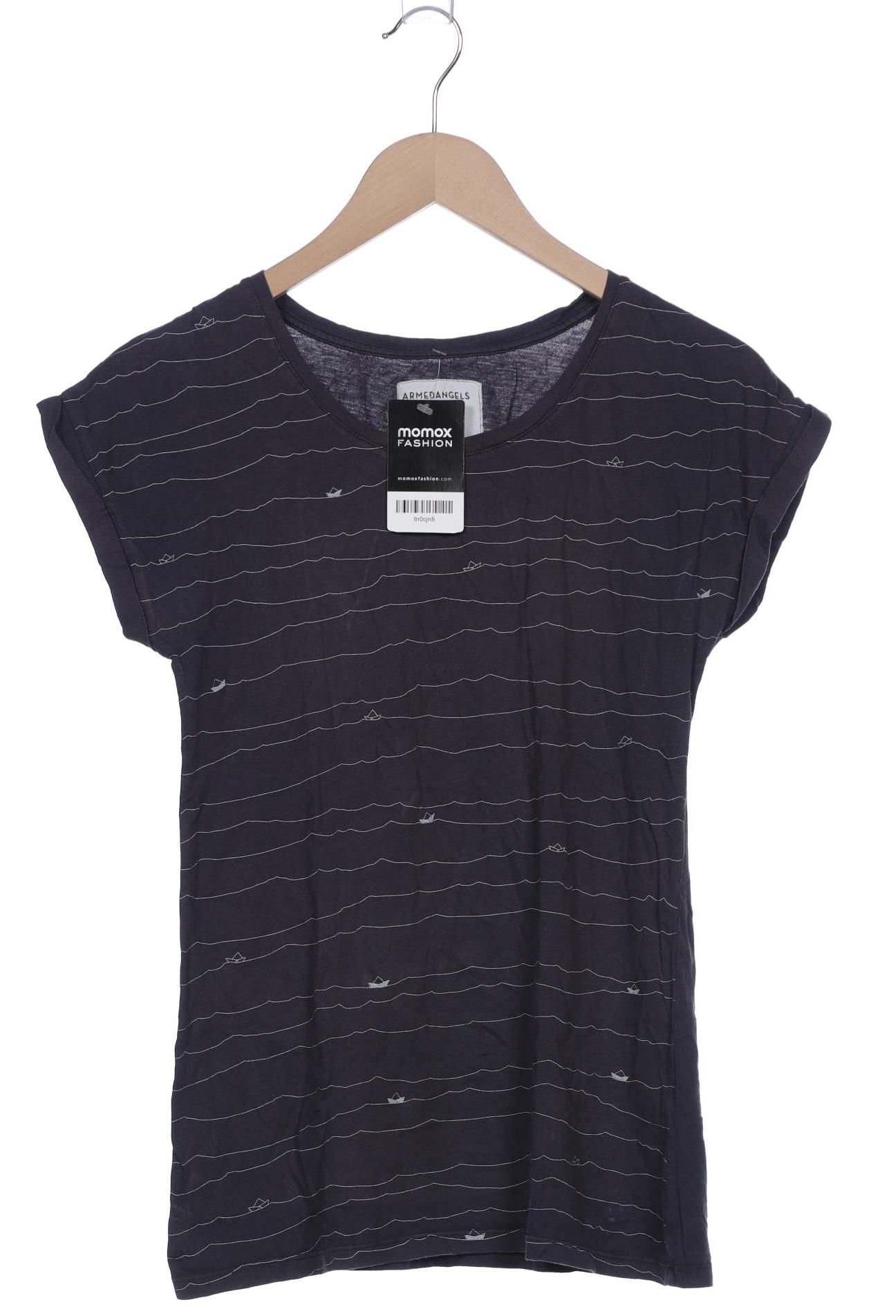 

Armedangels Damen T-Shirt, marineblau, Gr. 34