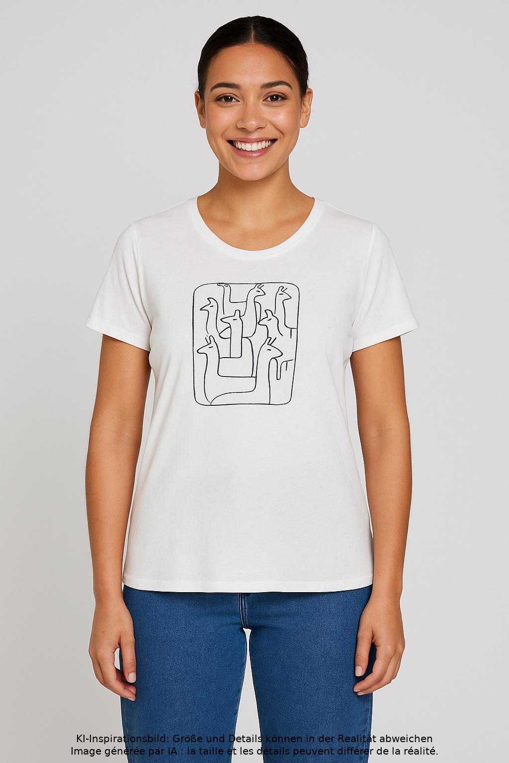 

Armedangels Damen T-Shirt, weiß, Gr. 40