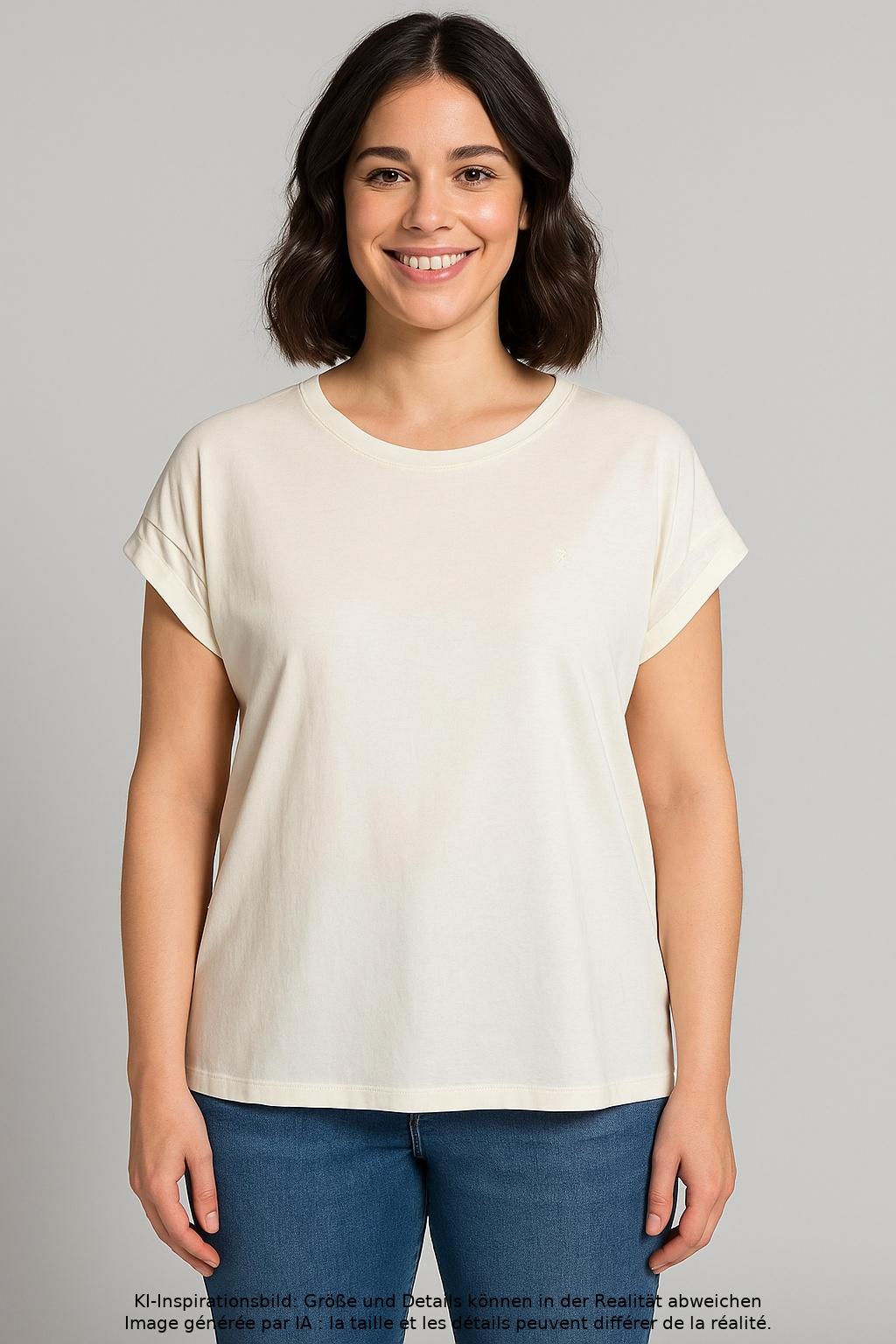 

Armedangels Damen T-Shirt, cremeweiß, Gr. 44