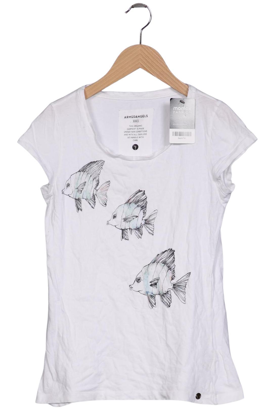 

Armedangels Damen T-Shirt, weiß, Gr. 36