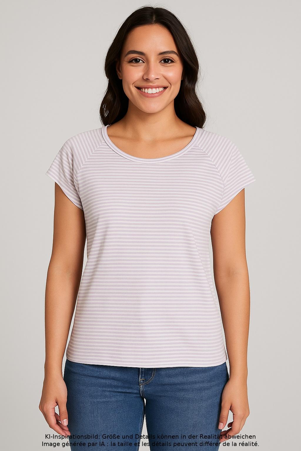 

Armedangels Damen T-Shirt, flieder, Gr. 34