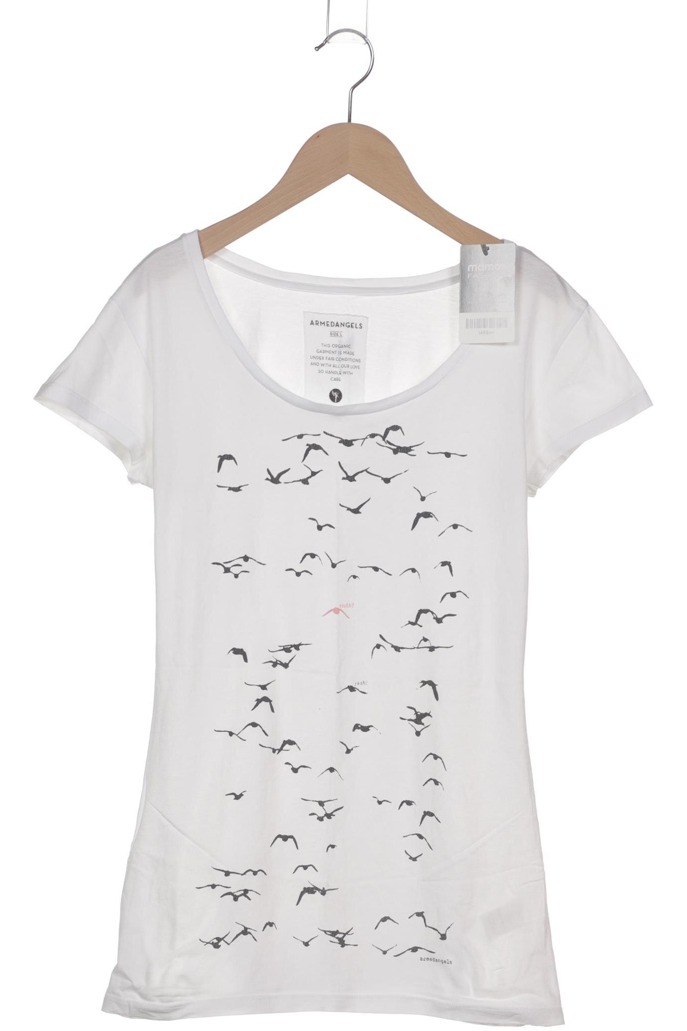

Armedangels Damen T-Shirt, weiß, Gr. 42