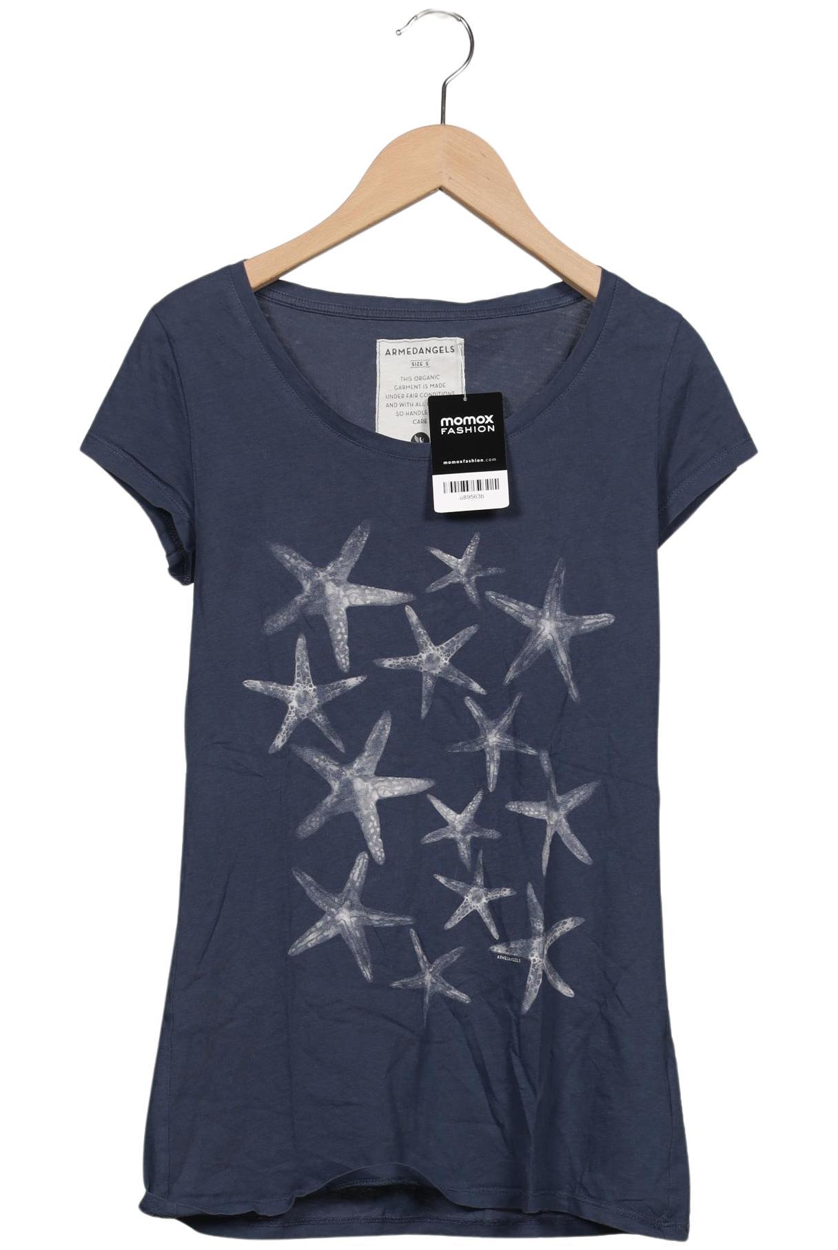 

Armedangels Damen T-Shirt, marineblau, Gr. 36