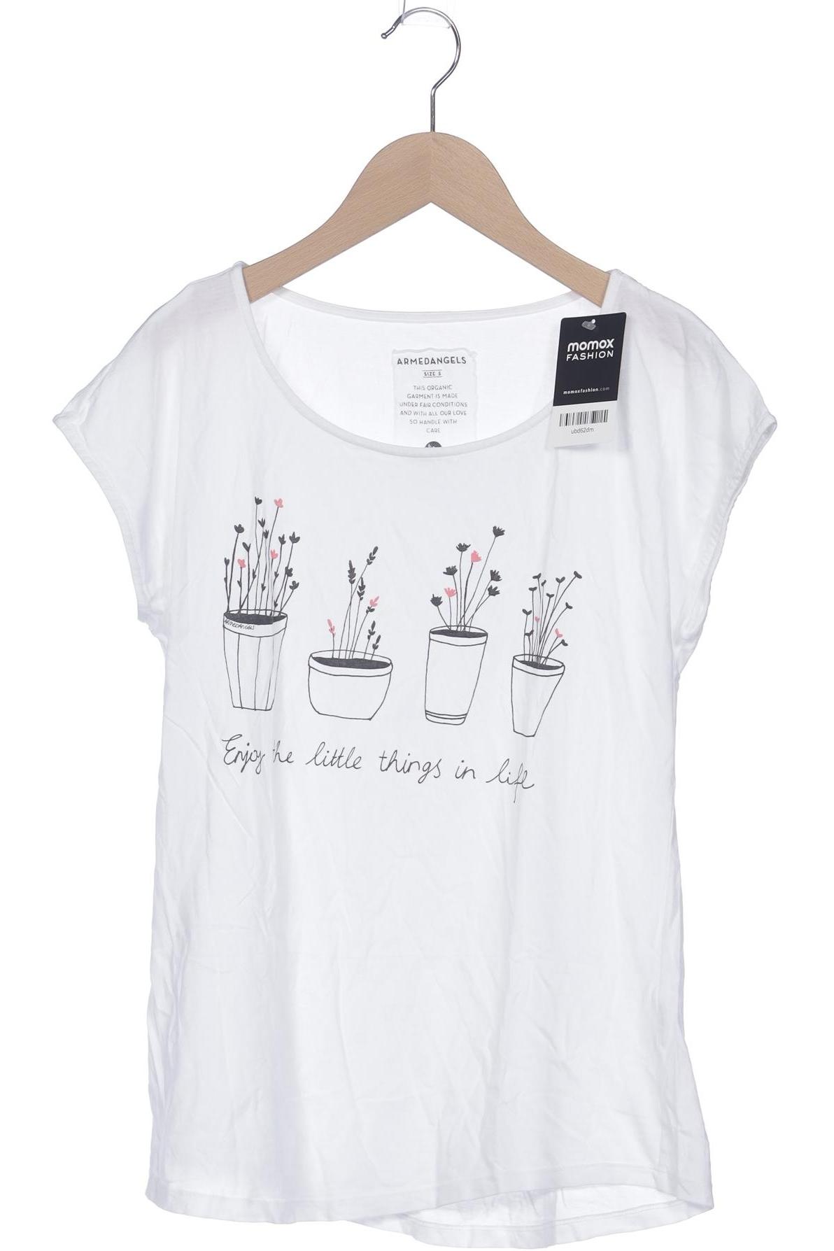 

Armedangels Damen T-Shirt, weiß, Gr. 36