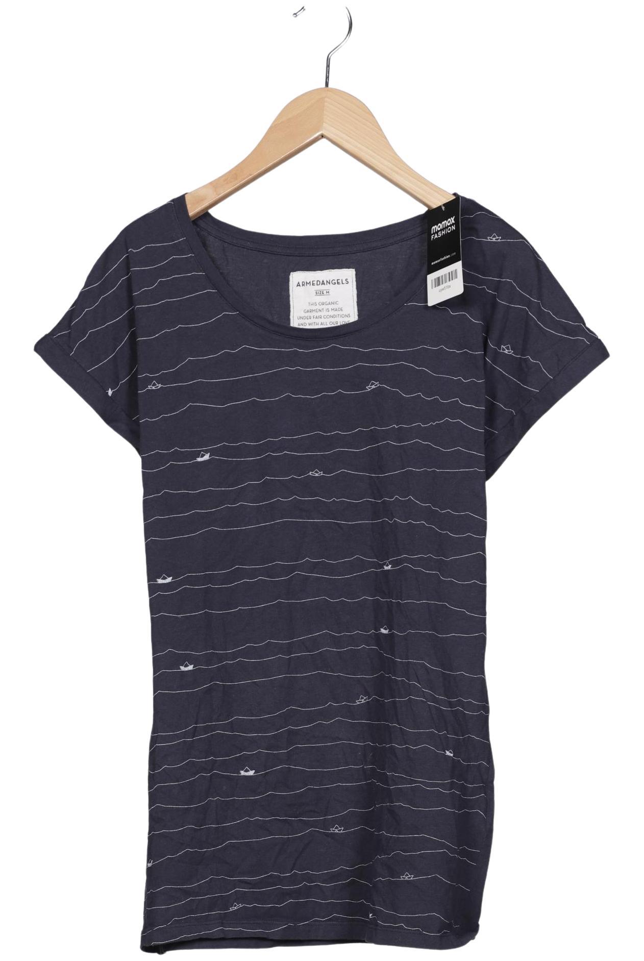 

Armedangels Damen T-Shirt, marineblau, Gr. 38