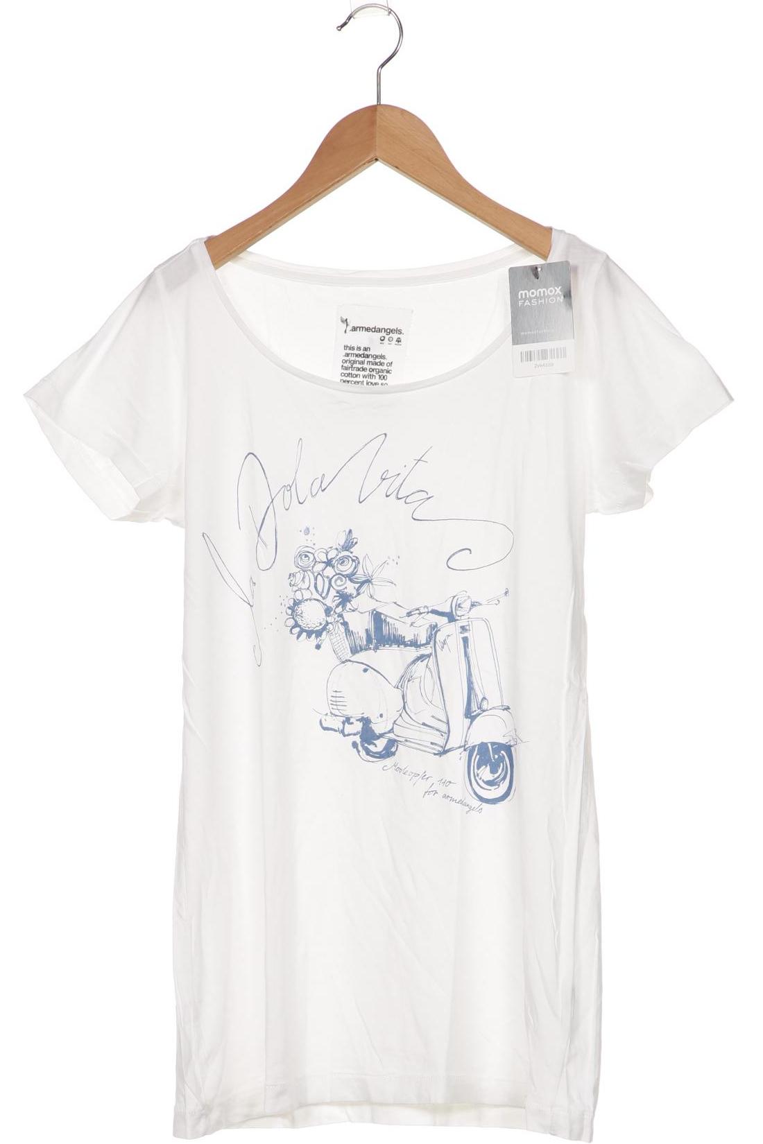 

Armedangels Damen T-Shirt, weiß, Gr. 42