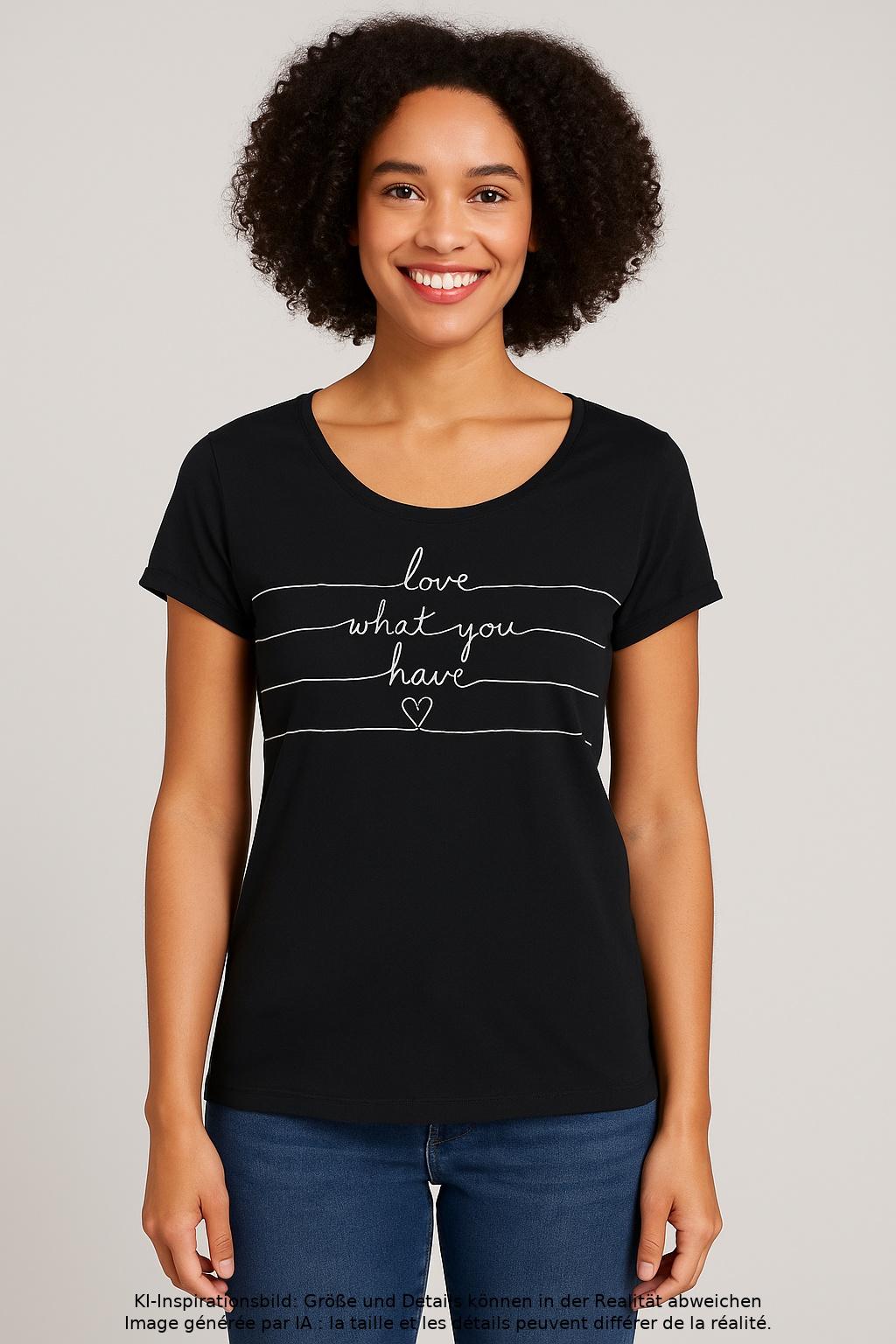 

Armedangels Damen T-Shirt, schwarz, Gr. 38