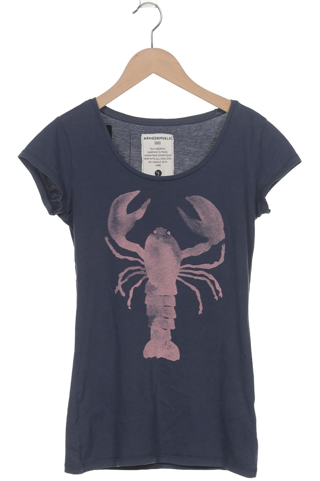 

Armedangels Damen T-Shirt, marineblau, Gr. 36