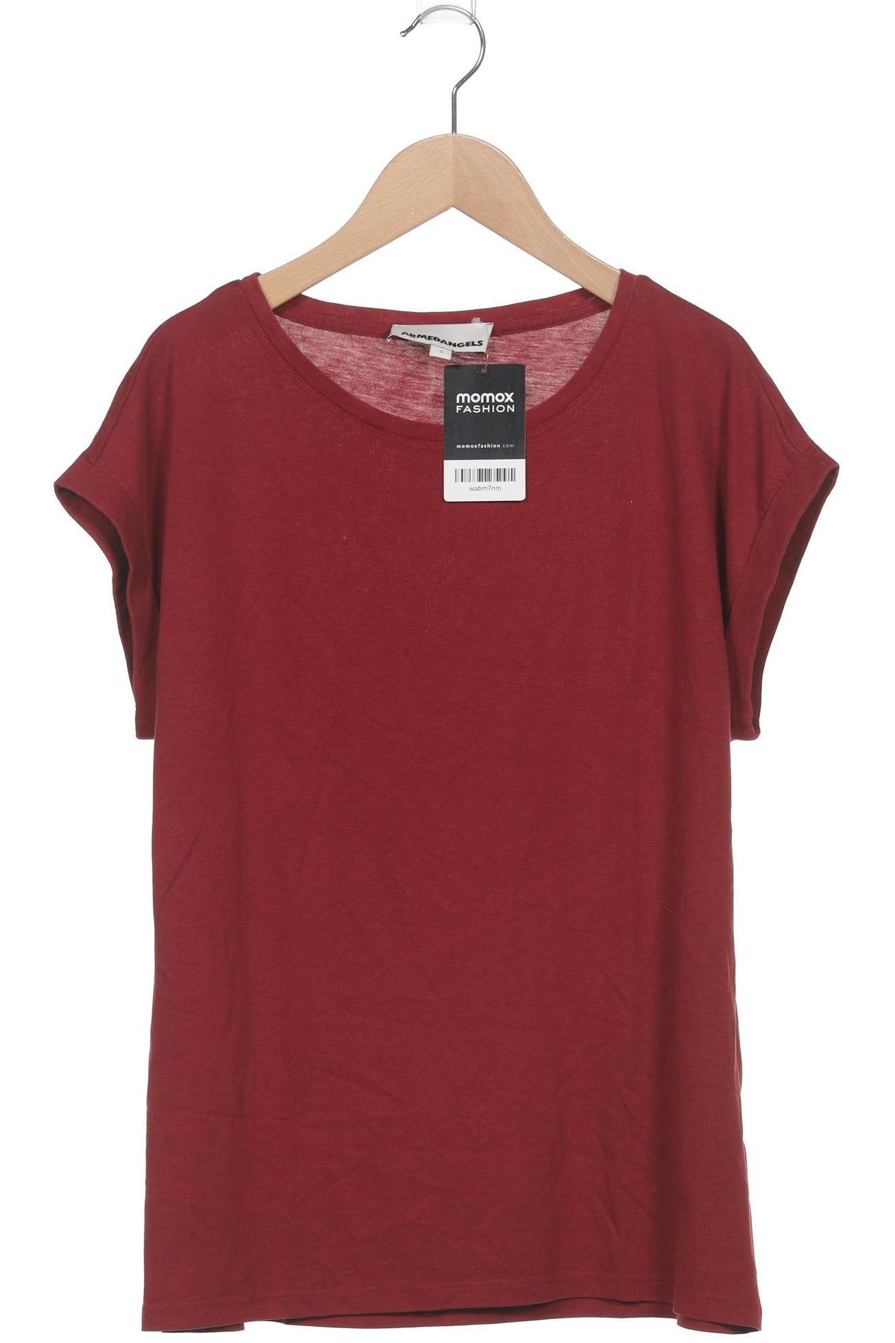 

Armedangels Damen T-Shirt, bordeaux, Gr. 36