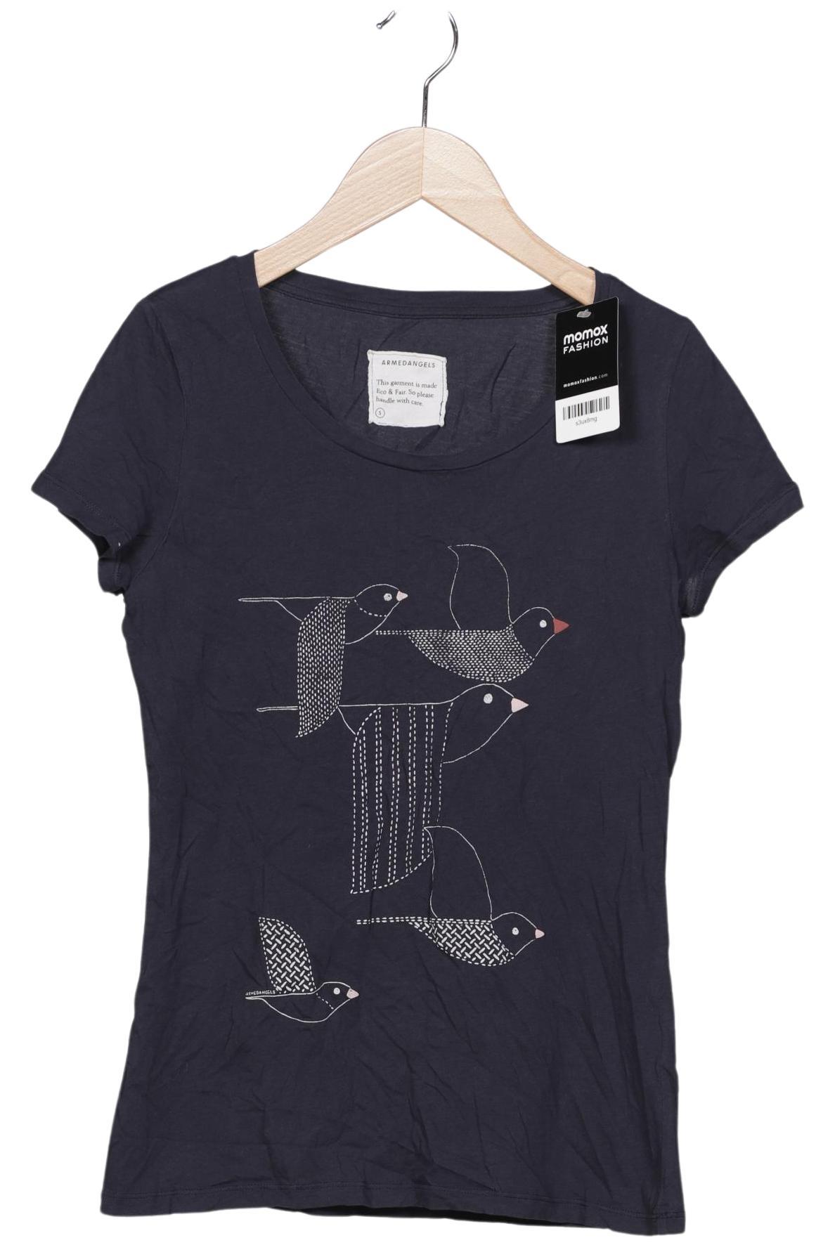 

Armedangels Damen T-Shirt, marineblau, Gr. 36
