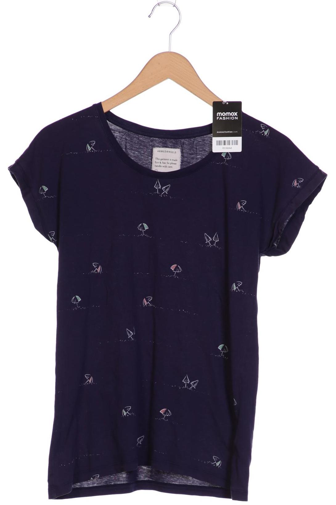 

Armedangels Damen T-Shirt, marineblau, Gr. 36
