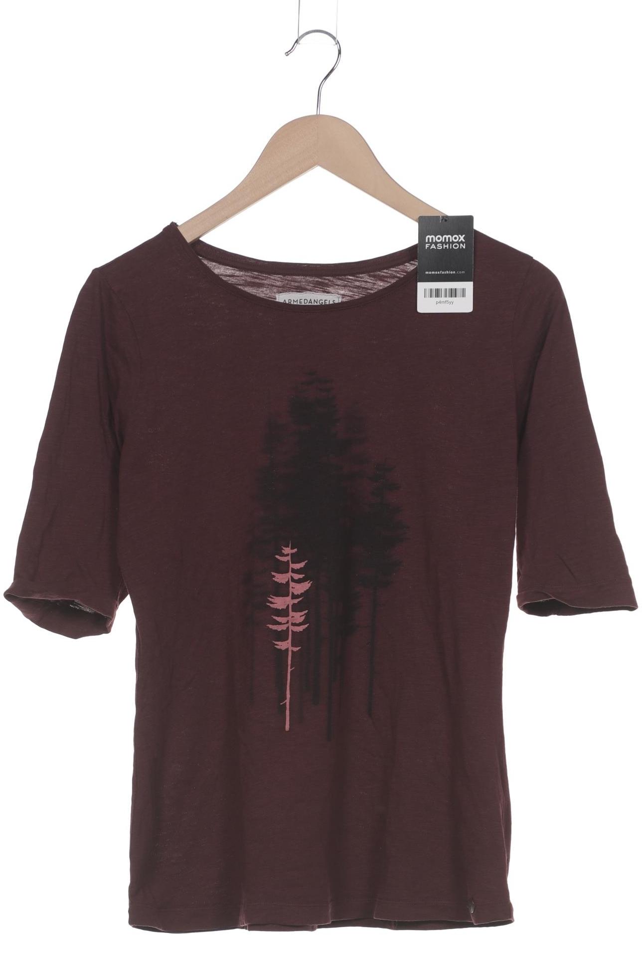 

Armedangels Damen T-Shirt, bordeaux, Gr. 38