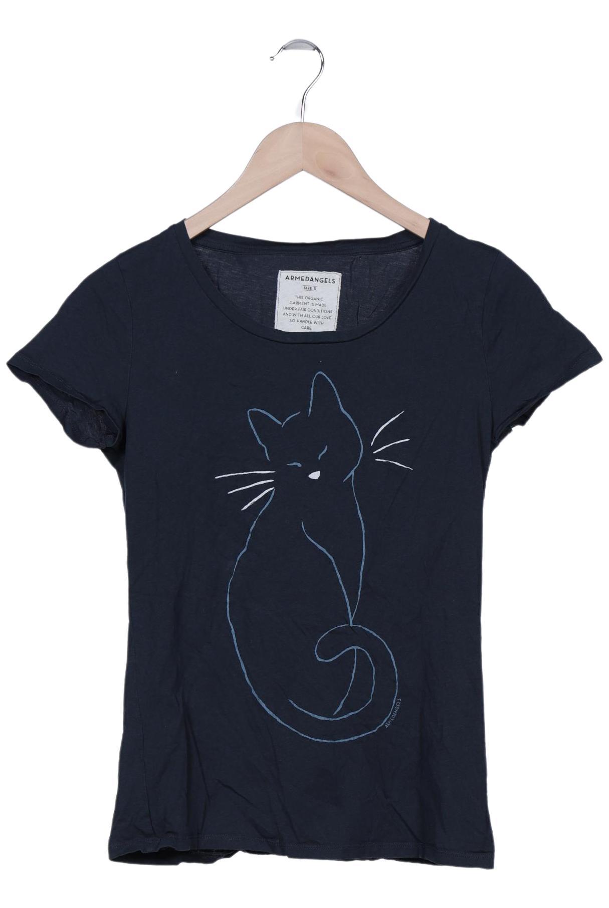 

Armedangels Damen T-Shirt, marineblau, Gr. 36
