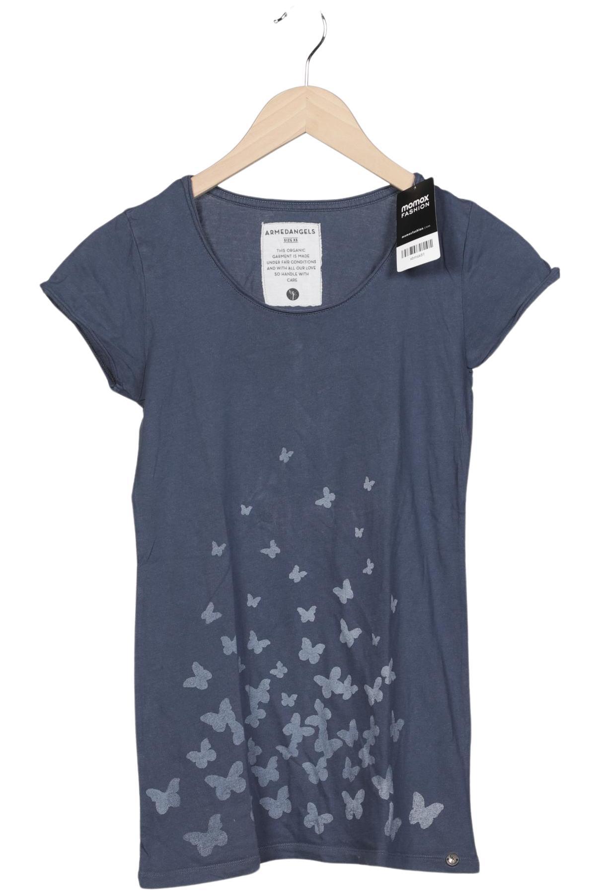 

Armedangels Damen T-Shirt, blau, Gr. 34