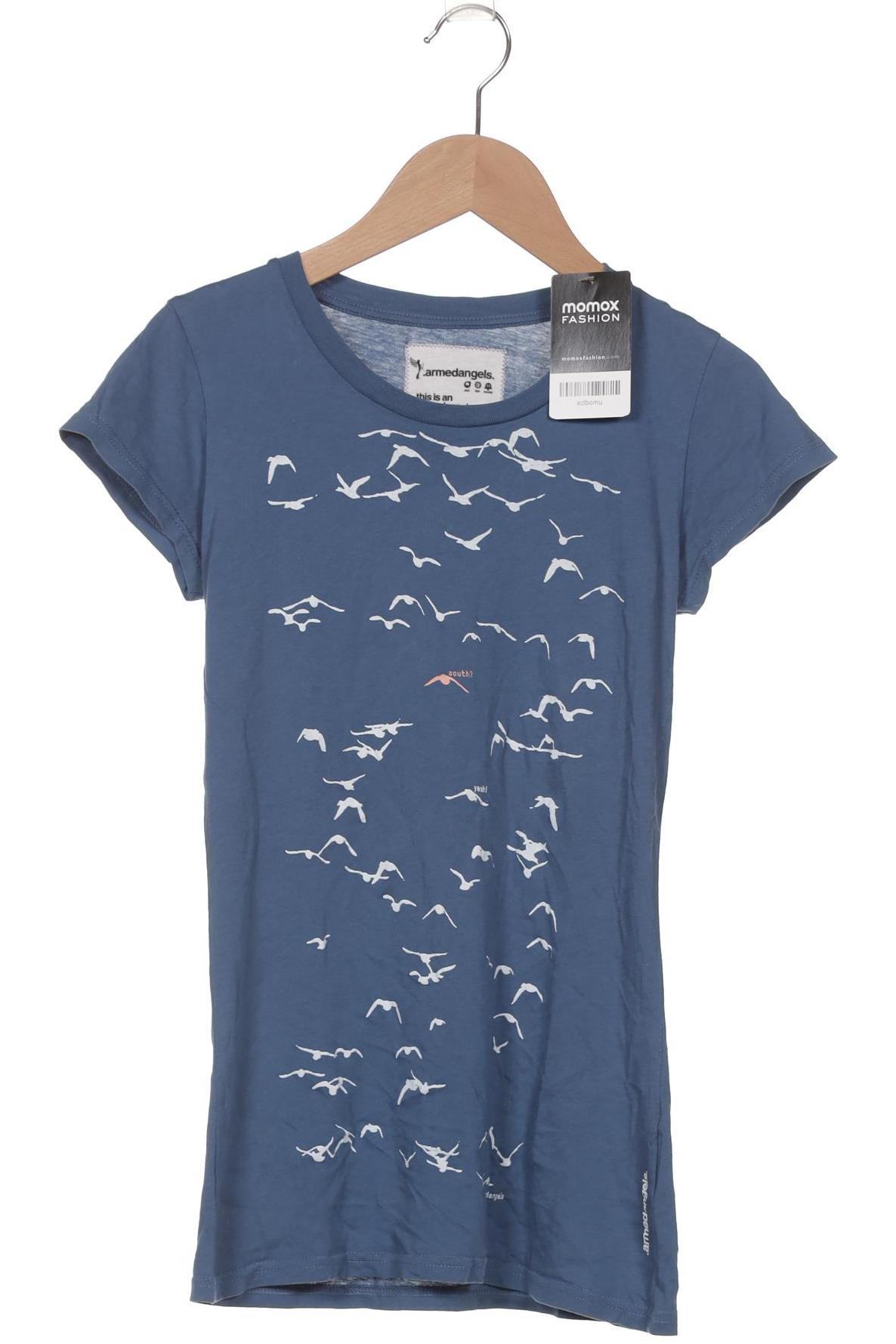 

Armedangels Damen T-Shirt, blau, Gr. 34