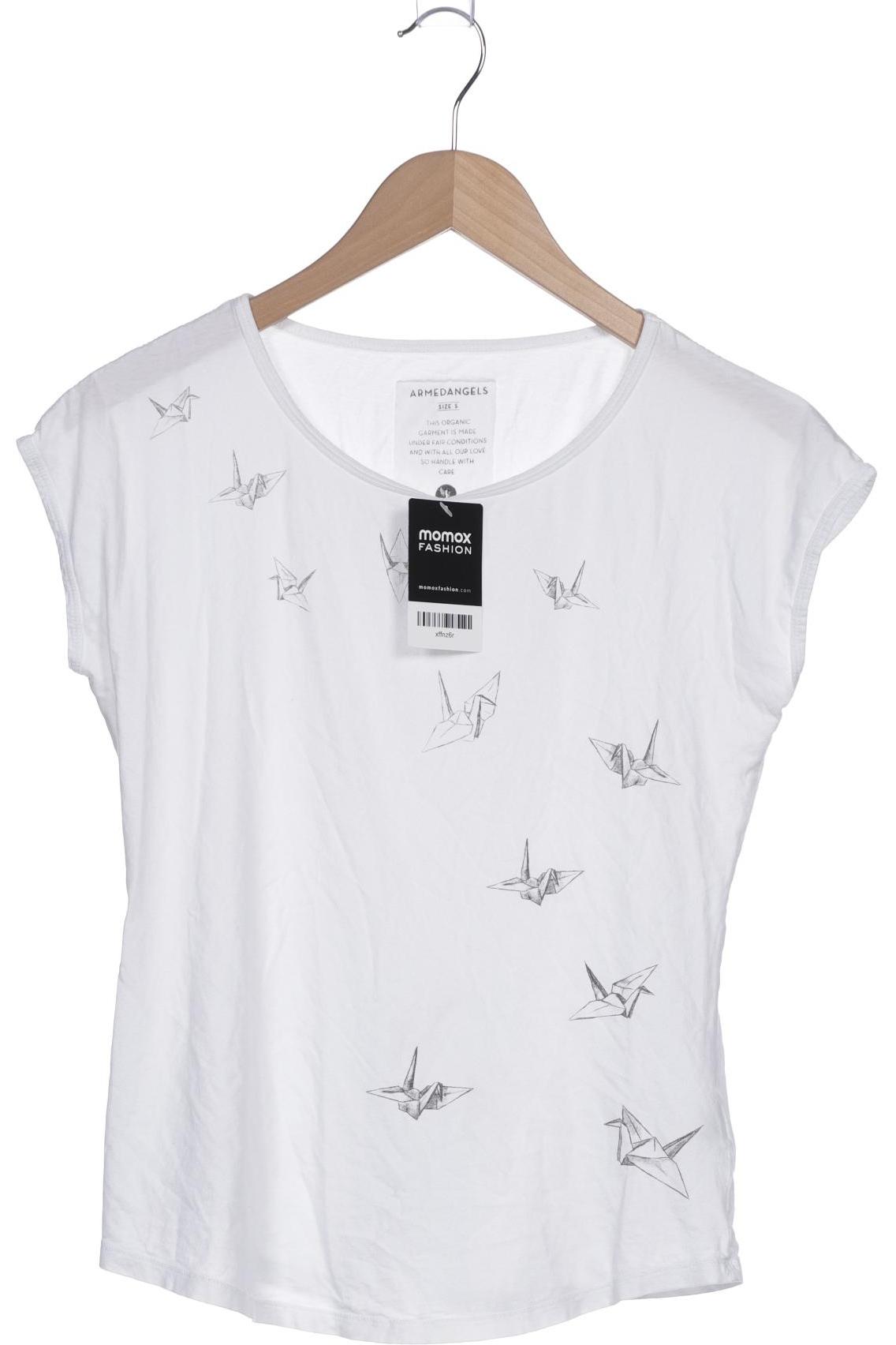 

Armedangels Damen T-Shirt, weiß, Gr. 36
