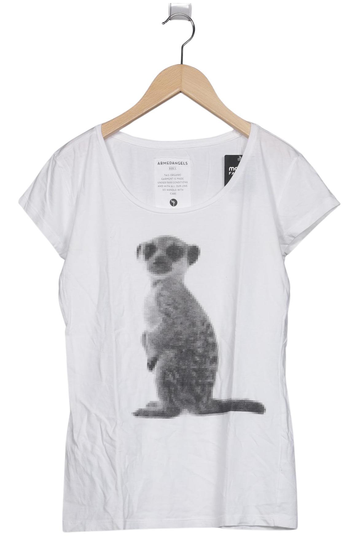 

Armedangels Damen T-Shirt, weiß, Gr. 42