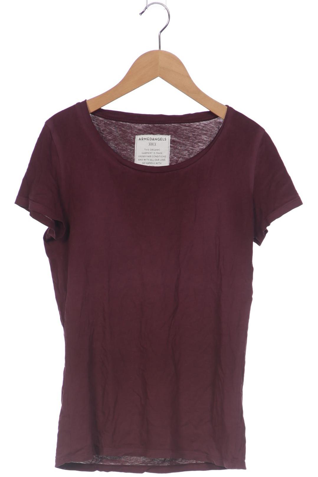 

Armedangels Damen T-Shirt, bordeaux, Gr. 36