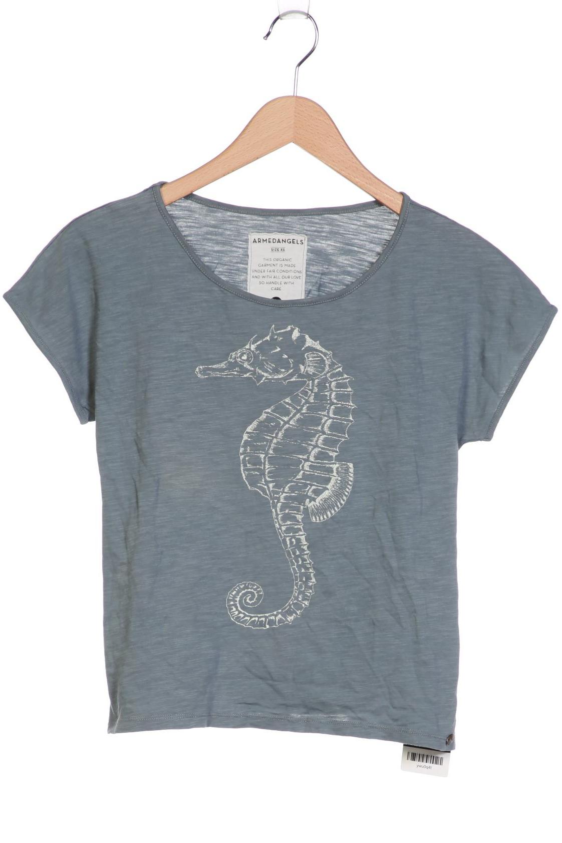 

Armedangels Damen T-Shirt, blau, Gr. 34