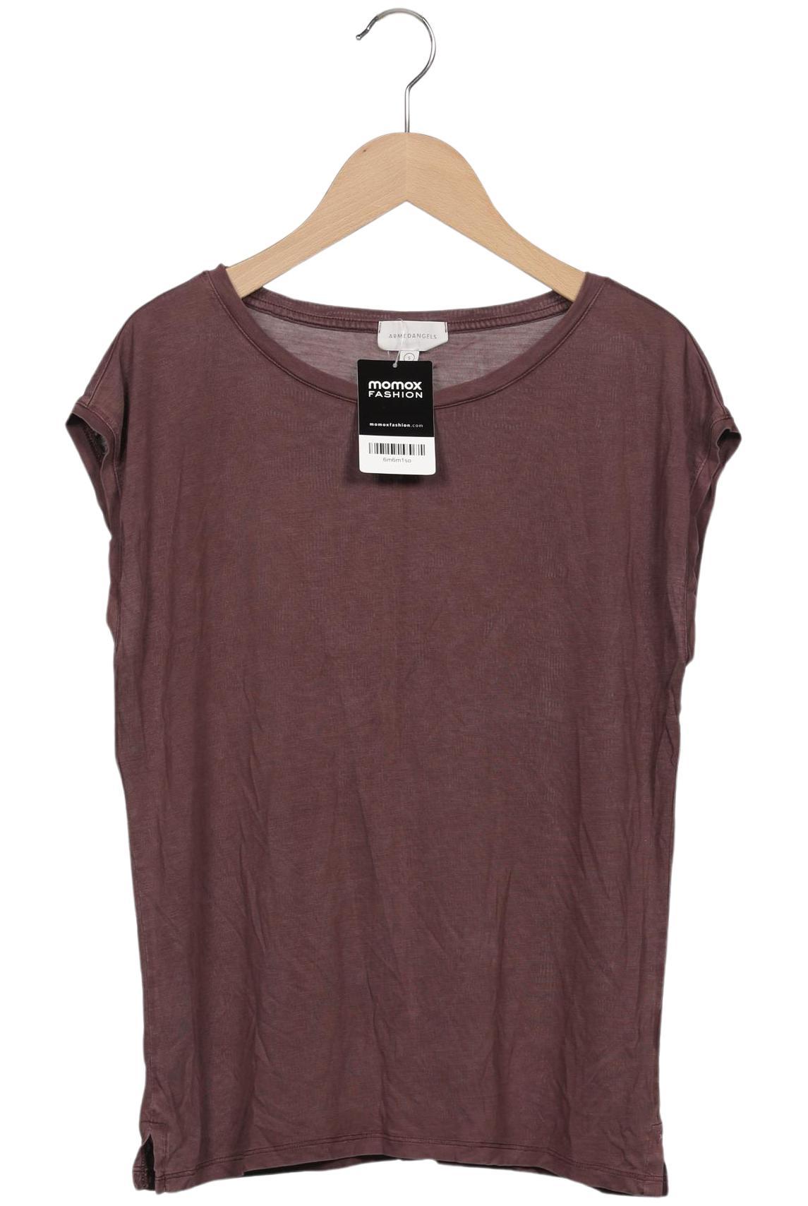 

Armedangels Damen T-Shirt, bordeaux, Gr. 36