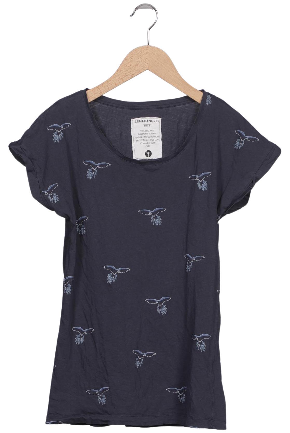 

Armedangels Damen T-Shirt, marineblau, Gr. 36