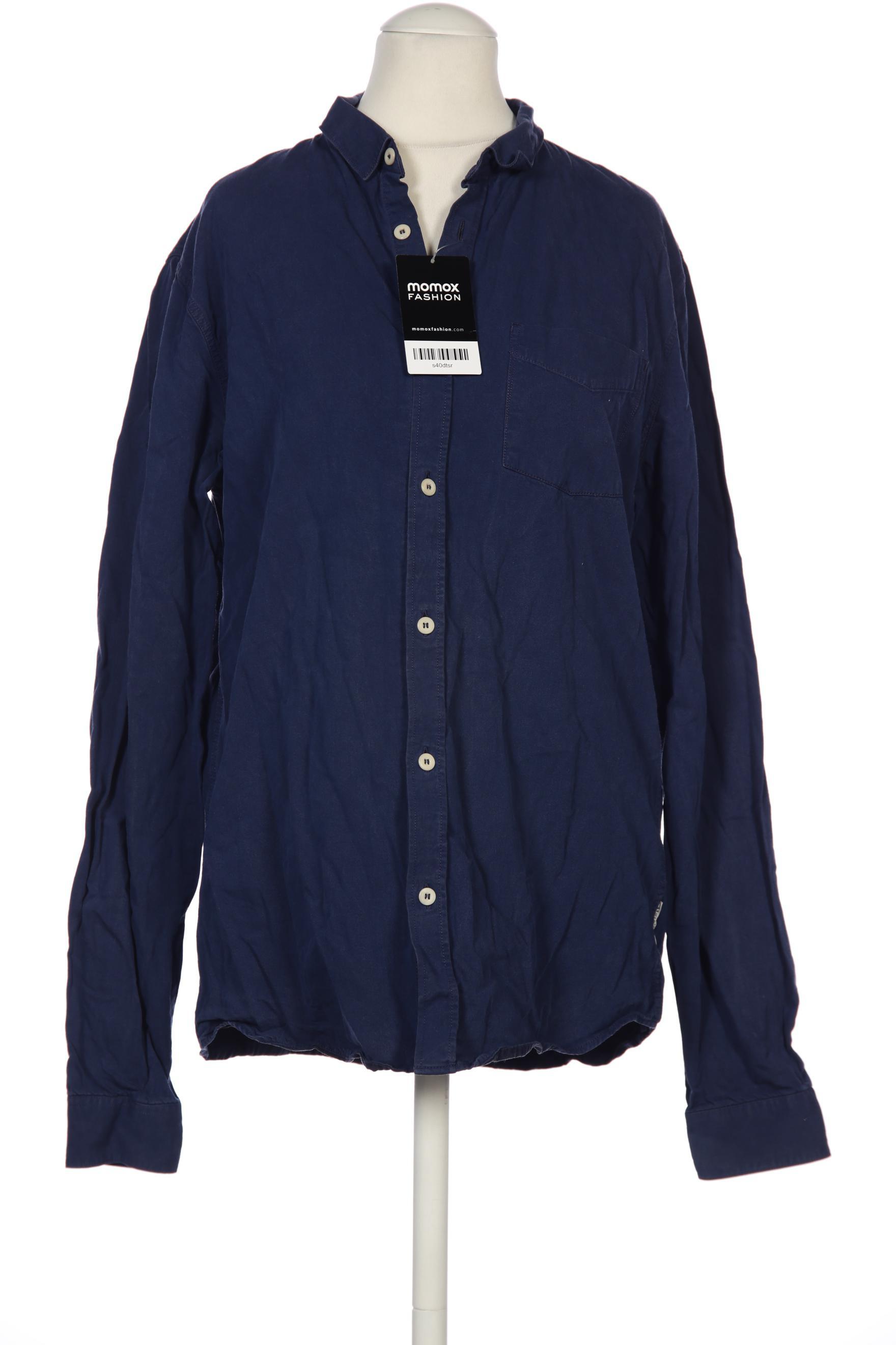 

Armedangels Herren Hemd, marineblau, Gr. 48