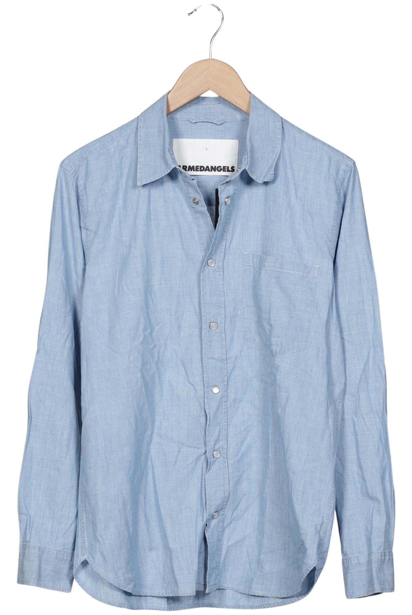 

Armedangels Herren Hemd, blau, Gr. 46