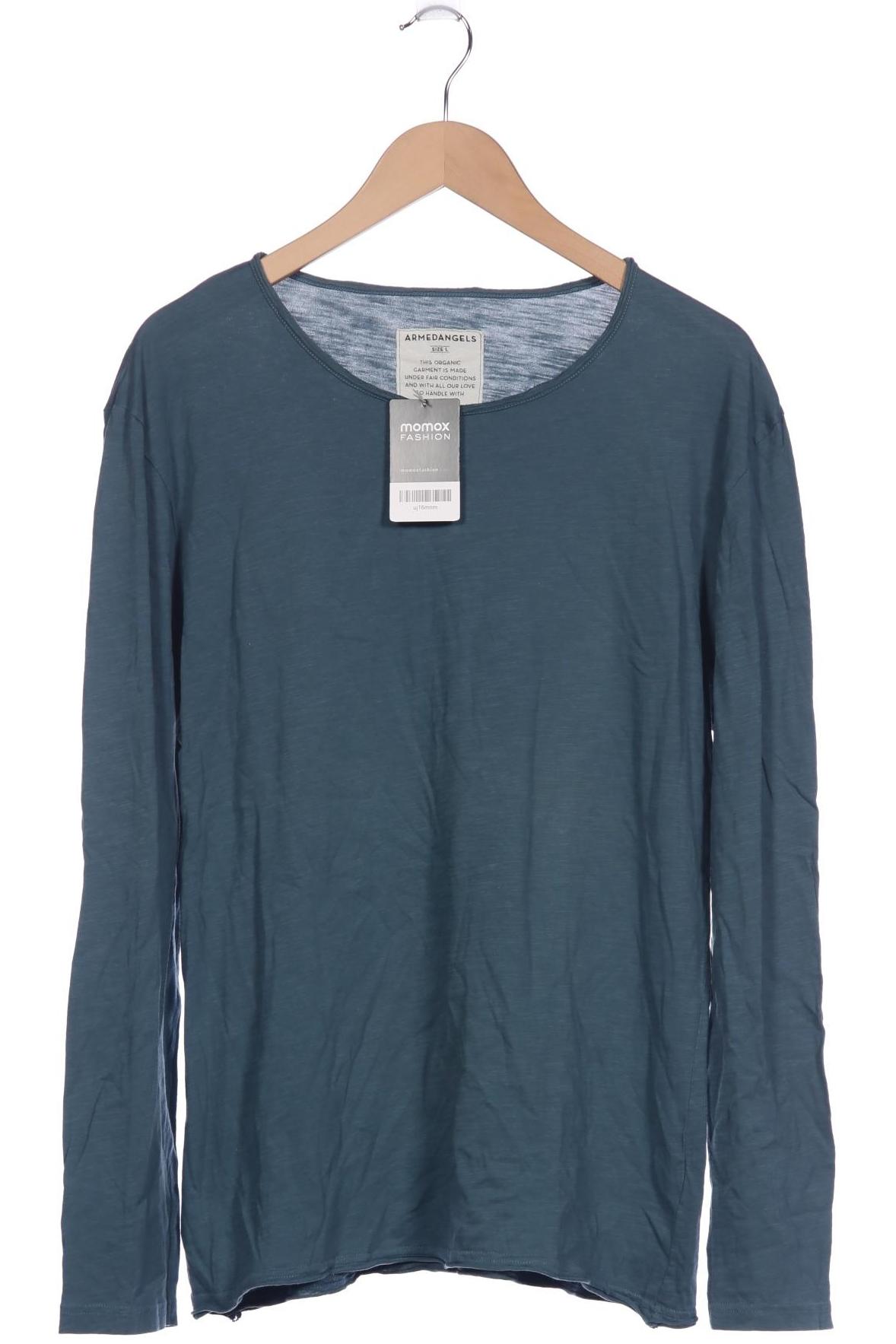

Armedangels Herren Langarmshirt, blau, Gr. 52