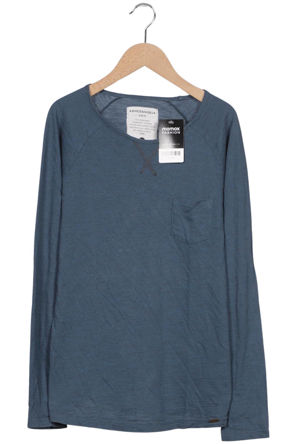 

Armedangels Herren Langarmshirt, blau, Gr. 48