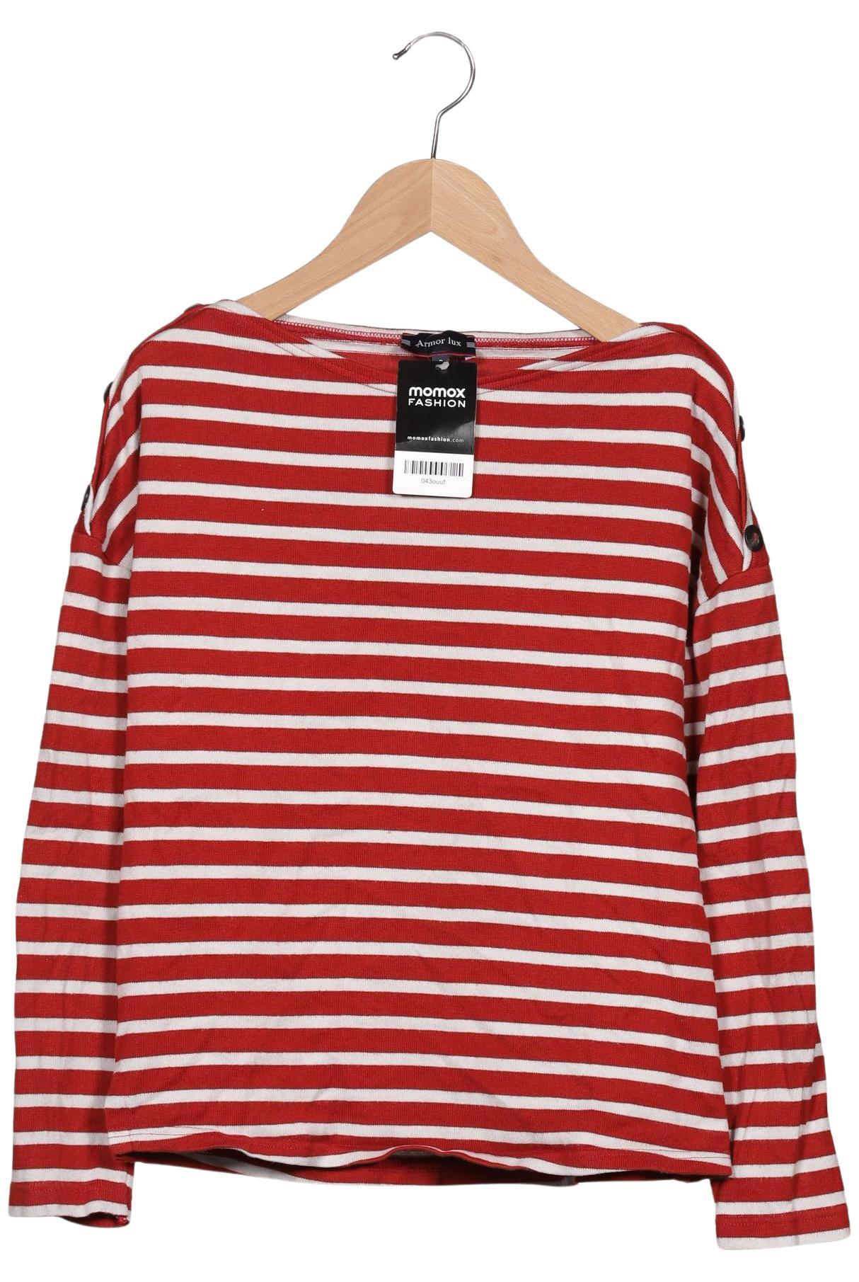 

Armor lux Damen Langarmshirt, rot, Gr. 34