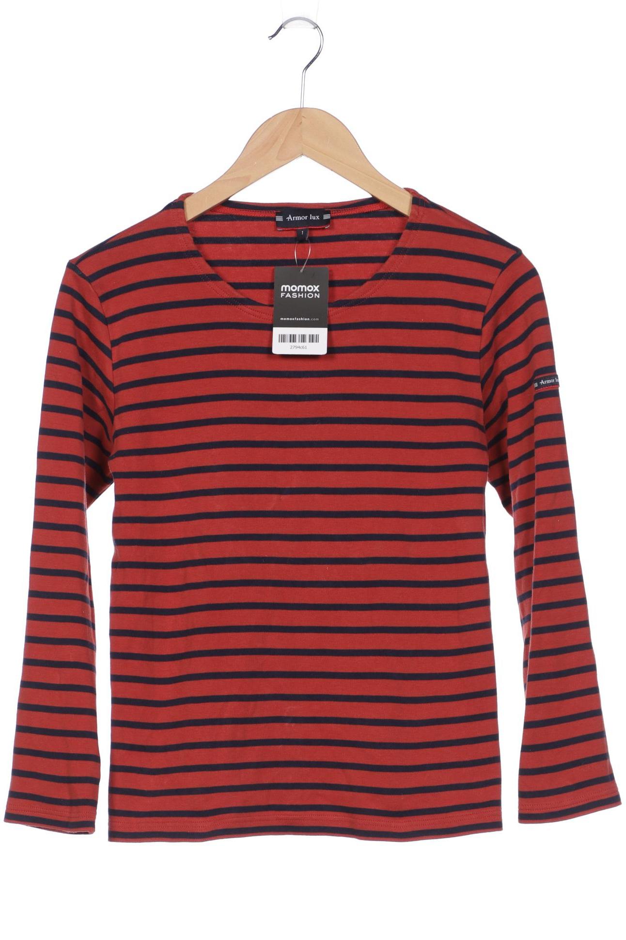 

Armor lux Damen Langarmshirt, rot, Gr. 36