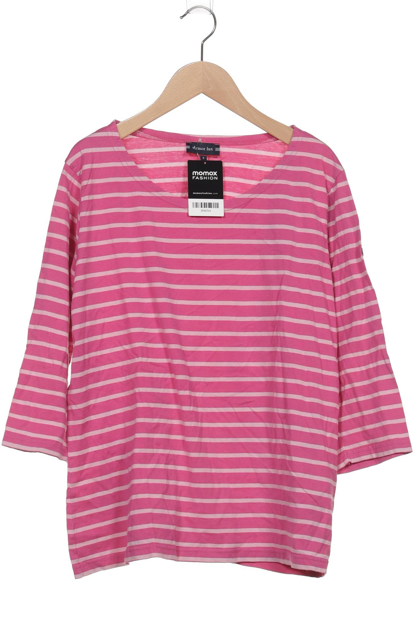 

Armor lux Damen Langarmshirt, pink, Gr. 46