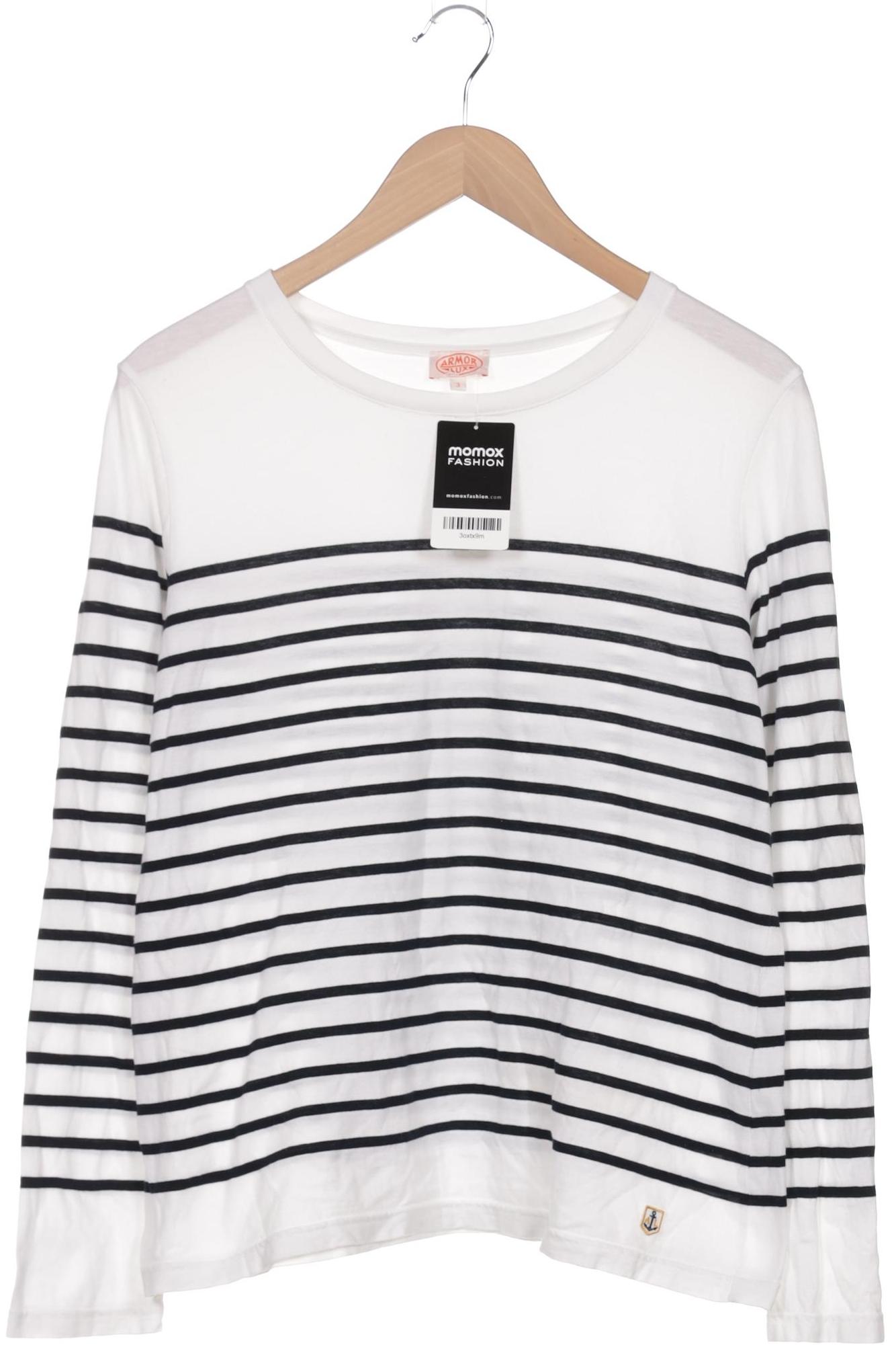 

Armor lux Damen Langarmshirt, weiß, Gr. 42