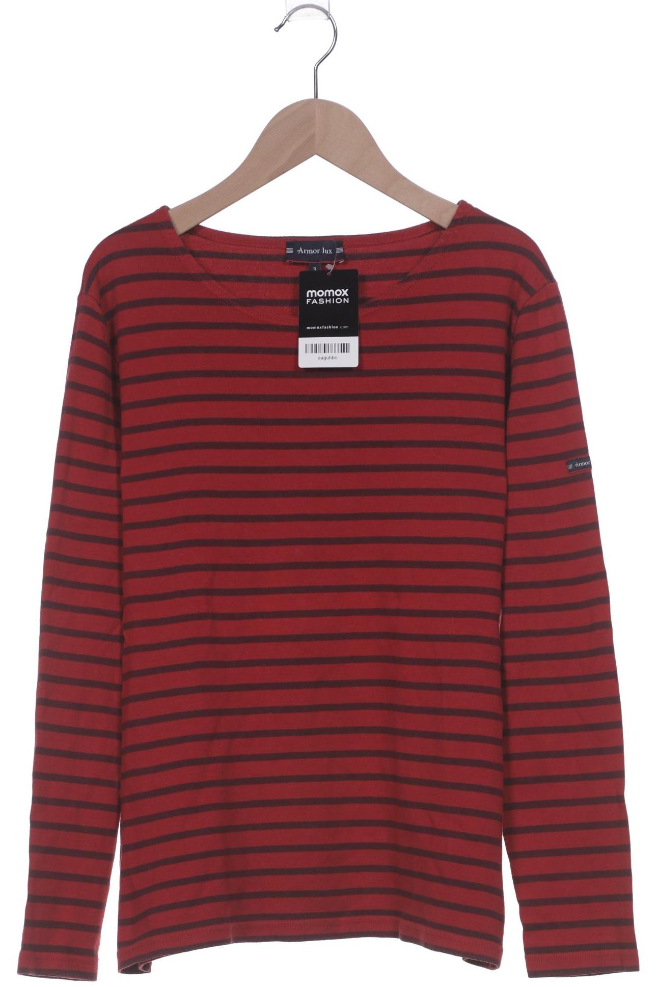 

Armor lux Damen Langarmshirt, rot, Gr. 42