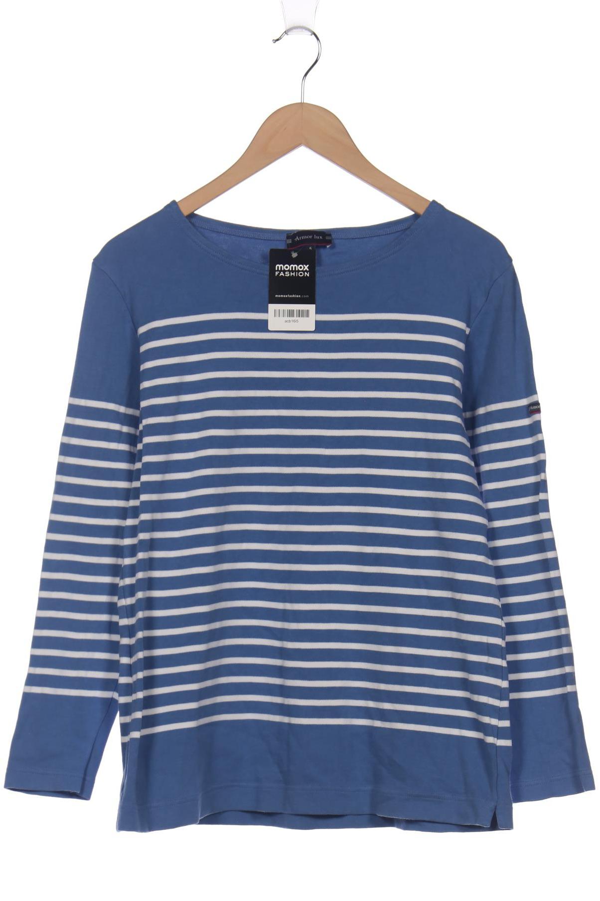 

Armor lux Damen Langarmshirt, blau, Gr. 46