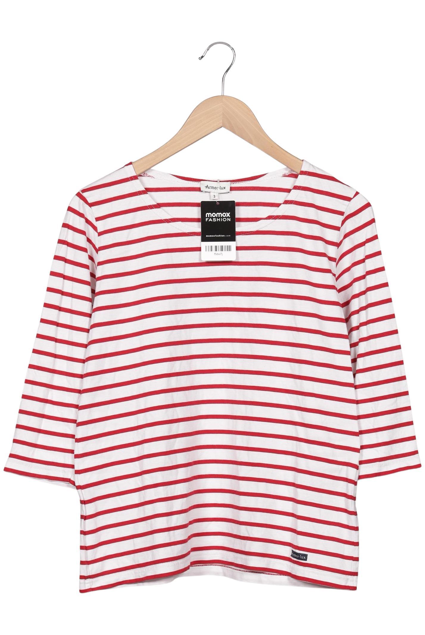 

Armor lux Damen Langarmshirt, weiß, Gr. 42