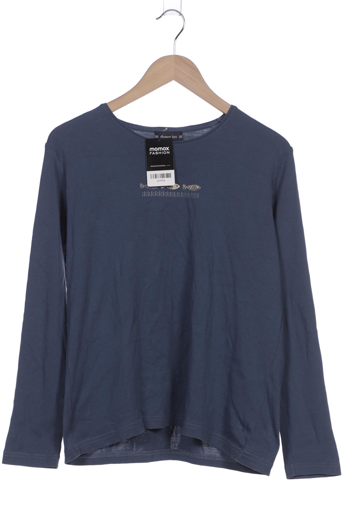 

Armor lux Damen Langarmshirt, blau, Gr. 46