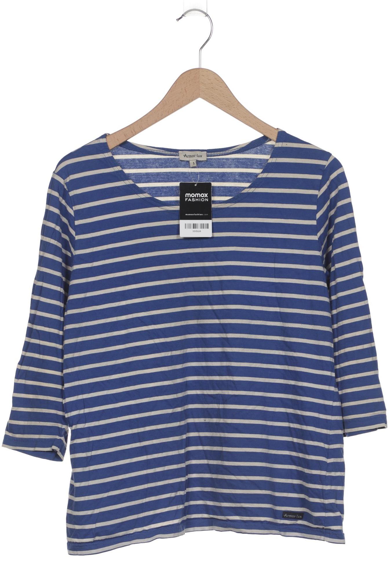 

Armor lux Damen Langarmshirt, blau, Gr. 46