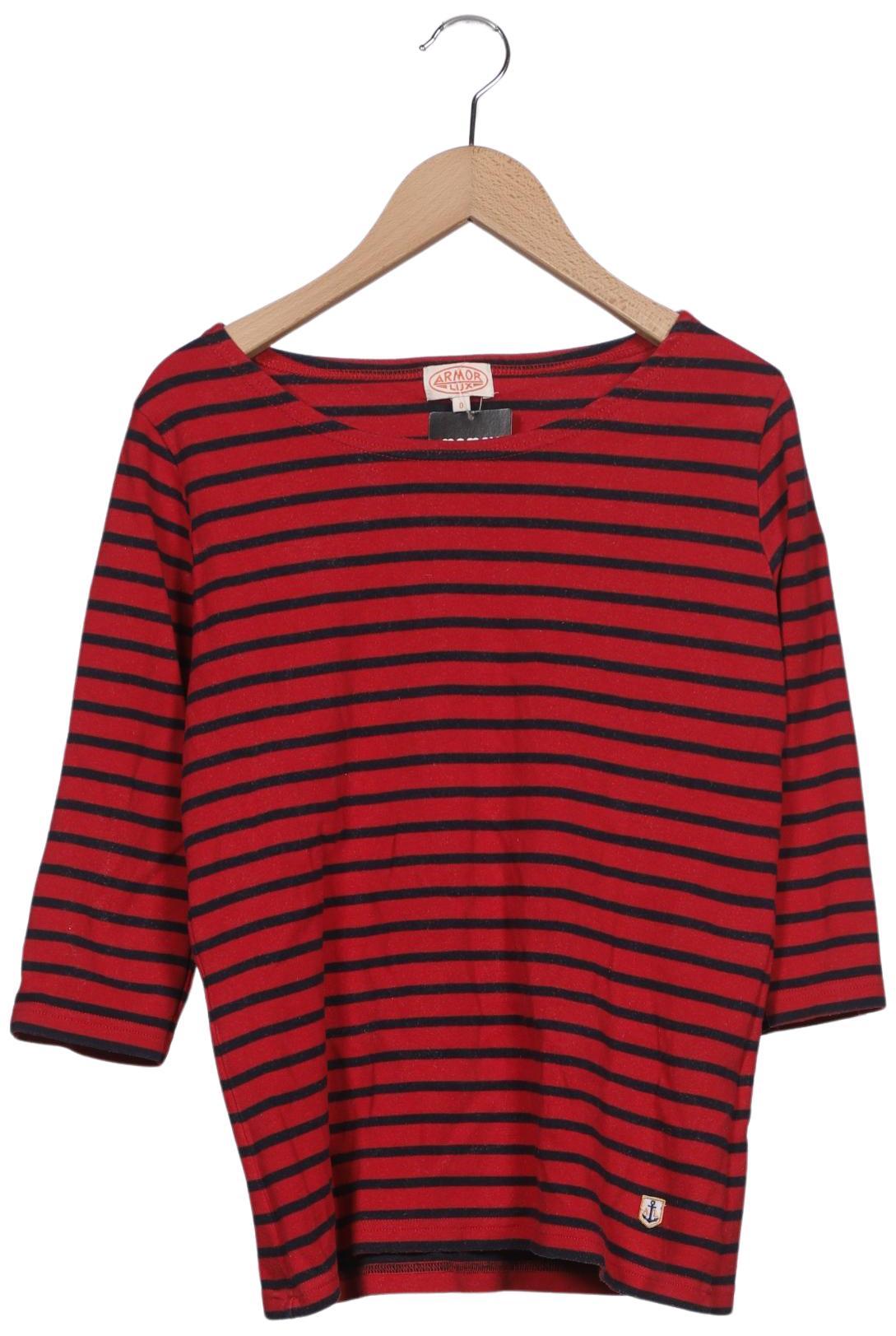 

Armor lux Damen Langarmshirt, rot, Gr. 34