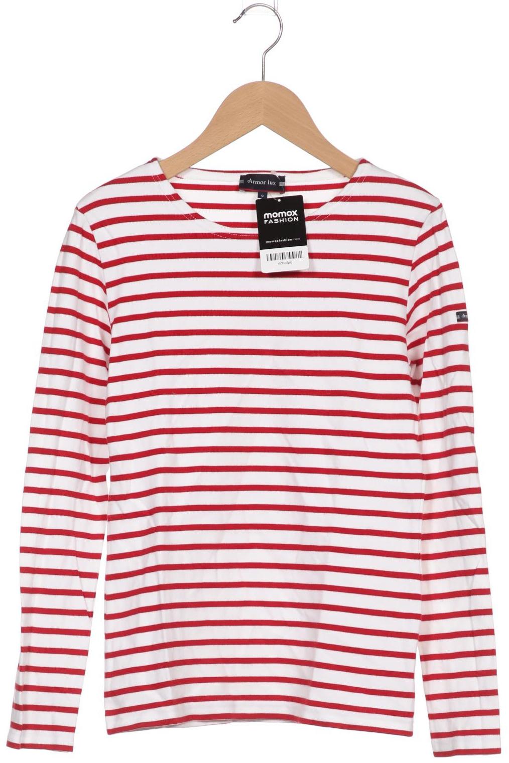 

Armor lux Damen Langarmshirt, rot, Gr. 34